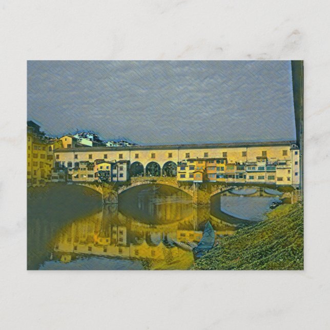 Ponte Vecchio Card Postkarte (Vorderseite)