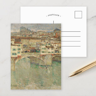Ponte Vecchio   Childe Hassam Postkarte