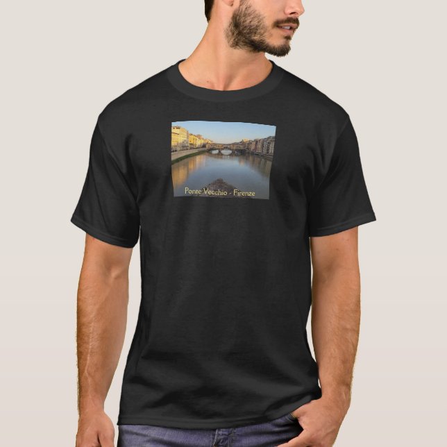 Ponte Vecchio, Firenze, Italien T-Shirt (Vorderseite)