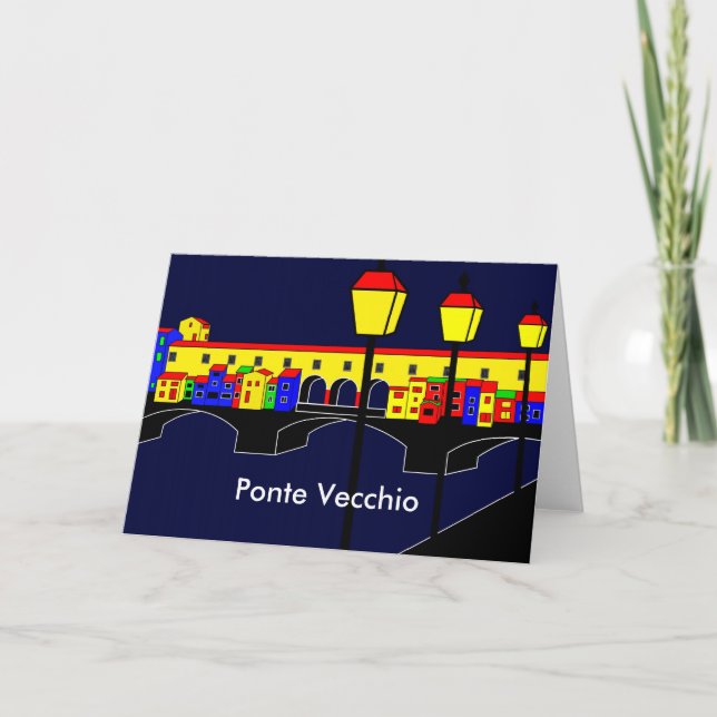 Ponte Vecchio Inspiration Karte (Vorderseite)