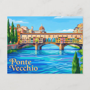 Ponte Vecchio Italien Postkarte