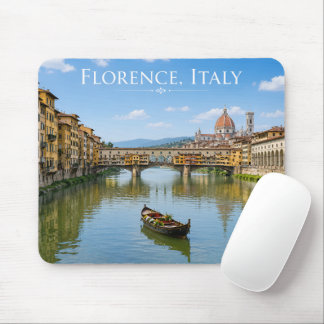 Ponte Vecchio Romantische Stadtansicht Kunstwerk Mousepad