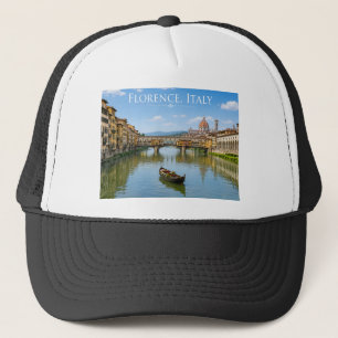 Ponte Vecchio Romantische Stadtansicht Kunstwerk Truckerkappe