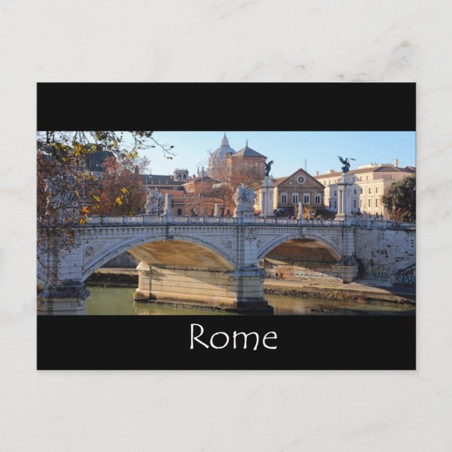 Ponte Vittorio Emanuele ll - Rom Postkarte (Vorderseite)