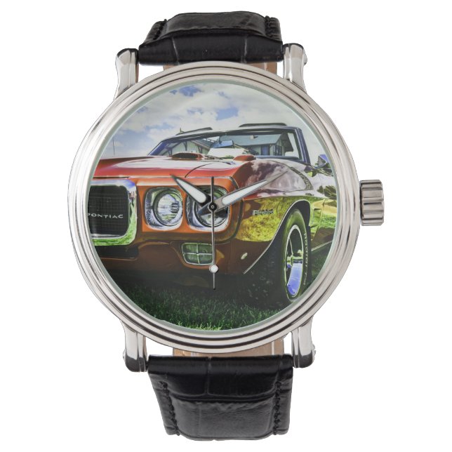 Pontiac Firebird Watch (Herren) Armbanduhr (Vorderseite)