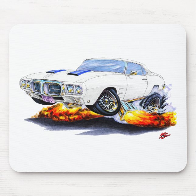 Pontiac- Firebirdtransport 1969 morgens Mousepad (Vorne)