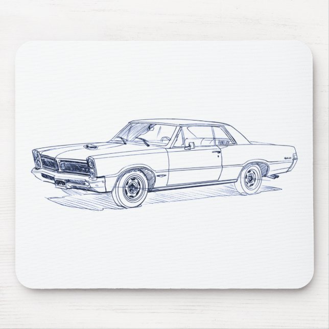 Pontiac GTO 1965 Mousepad (Vorne)