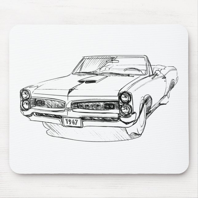 Pontiac GTO 1967 Mousepad (Vorne)