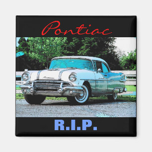 Pontiac R.I.P. Magnet