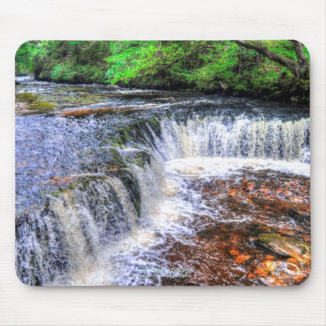 Pontneddfechan Falls Walking Trail - Wales Mousepad (Vorne)