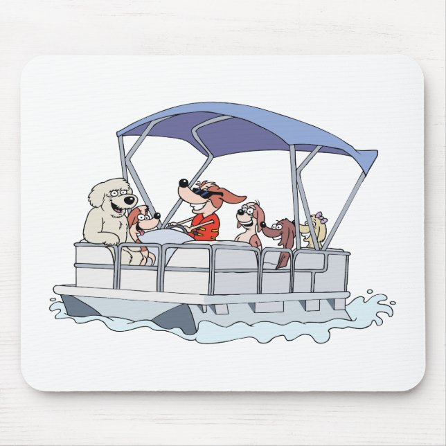 Ponton-Boot Mousepad (Vorne)