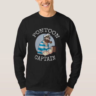 Pontoning Artwork für einen Pontoon Boat Captain T-Shirt