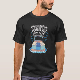Pontoon Boat - Geschenk T-Shirt