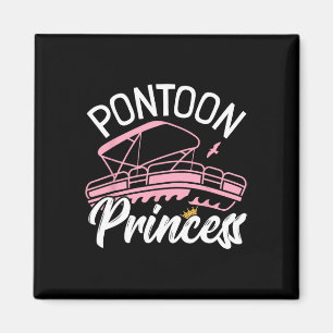 Pontoon Boat Girl I Pontoon Princess Pontoon Magnet