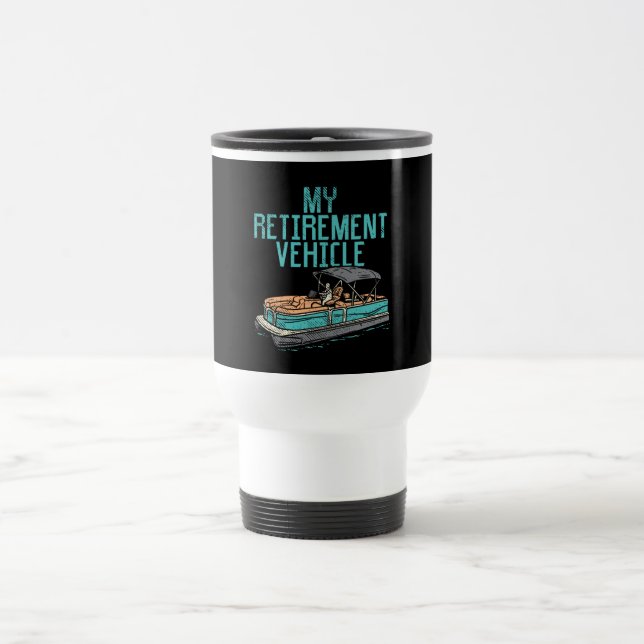Pontoon Boat - Mein Ruhestand Reisebecher (Mittel)