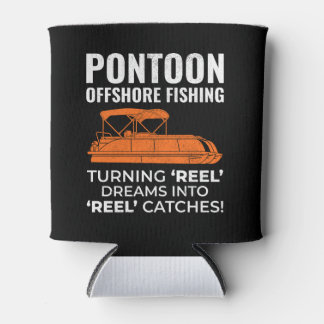 Pontoon Boot Kapitän Boating Pontooning Fischen Dosenkühler