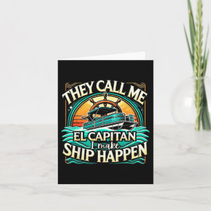 Pontoon Captain Men Pontoon Boat Captain Boat Karte