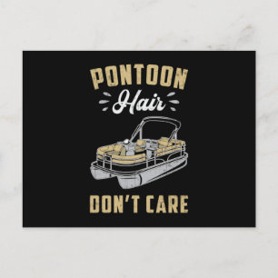 Pontoon Hair Segelyacht ist für Boote unwichtig Postkarte