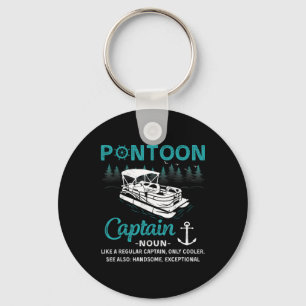 Pontoon Kapitän Definition Lustig Pontoon Boot Boo Schlüsselanhänger