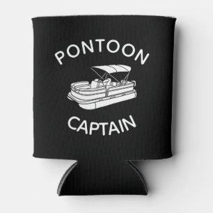 Pontoon-Kapitän - Dosenkühler - Lustiges Bootsgesc
