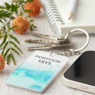 Pontoon Keys Water Wave Blue