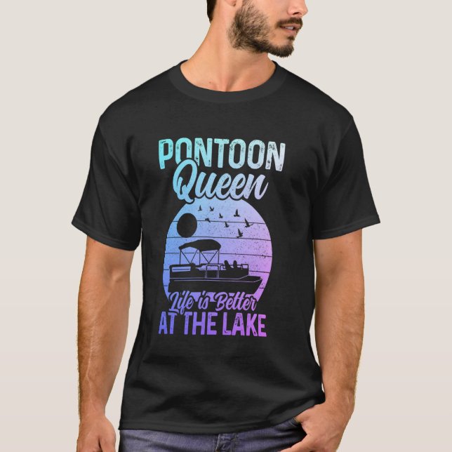 Pontoon-Königin T-Shirt (Vorderseite)