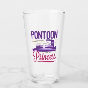 Pontoon Princess Pontooning Motor Bootfahren Glas
