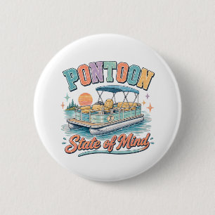 Pontoon-Zustand des Geistes Seelenleben Bootsfahrt Button