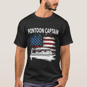 Pontoonboot Kapitän 4. Juli Pontoonboot T-Shirt
