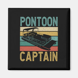 Pontoonboot Kapitän Lustiger Pontoonboot Boating C Magnet