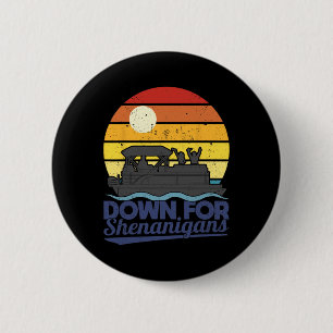 Pontoonboot-Partei-Crew Boati für Schabernack Button