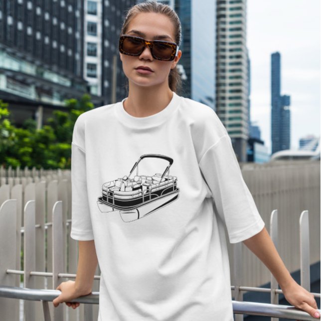 Pontoonboot  T-Shirt (Von Creator hochgeladen)