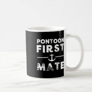 Pontoonbootfahren Erster Maat Bootsanker Herren Da Kaffeetasse