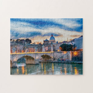 Ponts célèbres sur le Tibre Rome. Puzzle