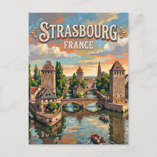 Ponts Couverts Straßburg Frankreich Postkarte