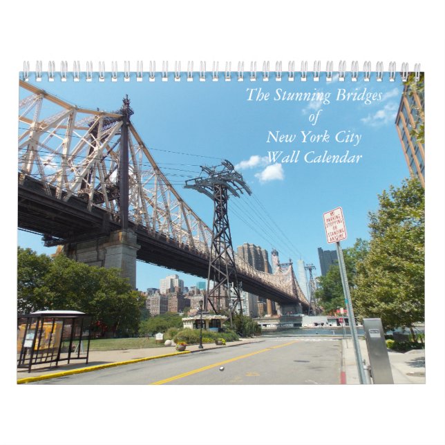 Ponts étonnants du calendrier mural NYC (Protection)
