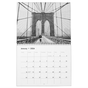 Ponts Iconiques de New York 2026 Calendrier Mural 