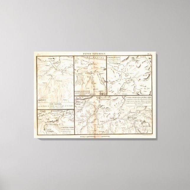 Ponts naturels leinwanddruck (Vorderseite)