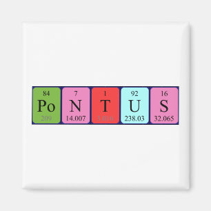 Pontus Periodenmagnetmagnet Magnet