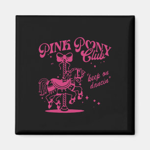 Pony and Heelses Lover Pink Girls Clubs Cowgirl Magnet