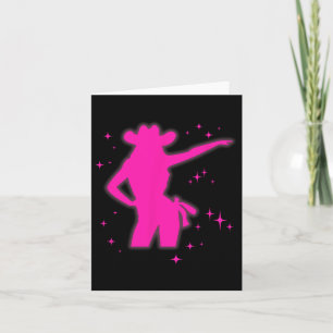 Pony and Heelses Lover Pink Girls Clubs Disco Birt Karte