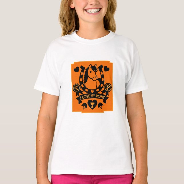 Pony Club Rider T-Shirt (Vorderseite)