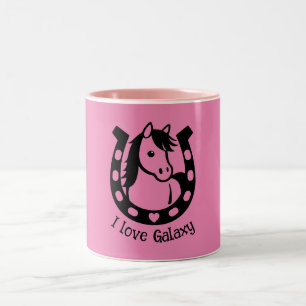 Pony Club Rider Zweifarbige Tasse