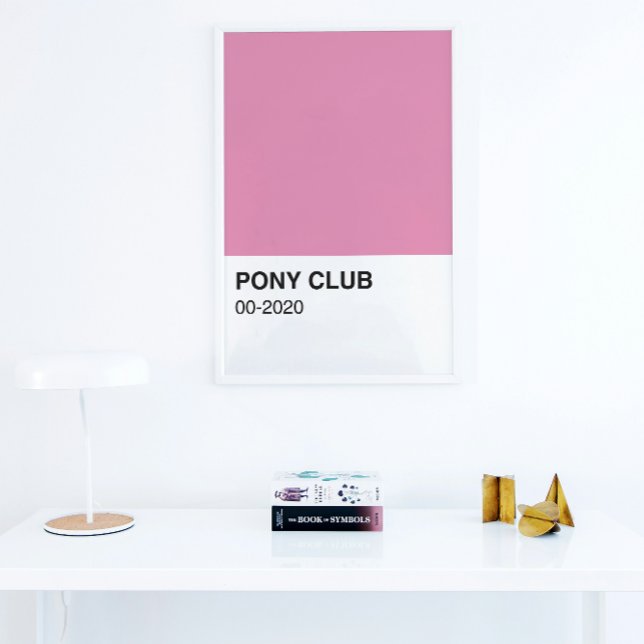 Pony Club Song Pink Farbe - Vollständige Breite Poster (Von Creator hochgeladen)