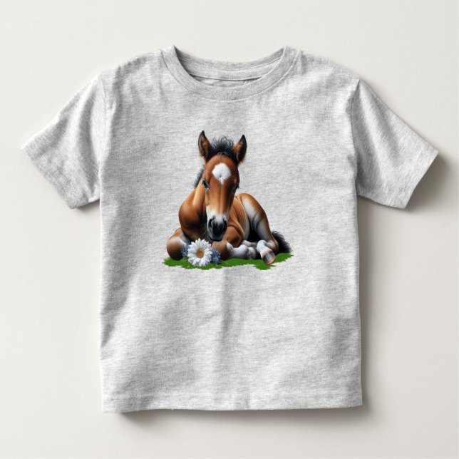 Pony Foal Kleinkind T-shirt (Vorderseite)