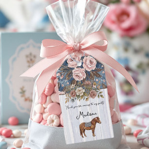 Pony Geburtstag Geschenkanhänger