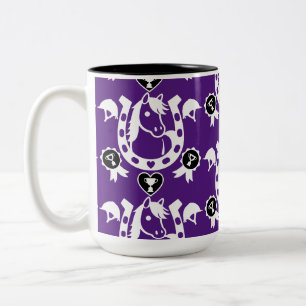 Pony Horse Zuhause Zweifarbige Tasse
