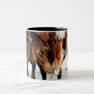 Pony-Liebe Zweifarbige Tasse