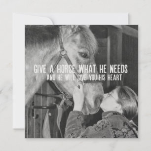 PONY LOVE 5,25 x 5,25 Karte