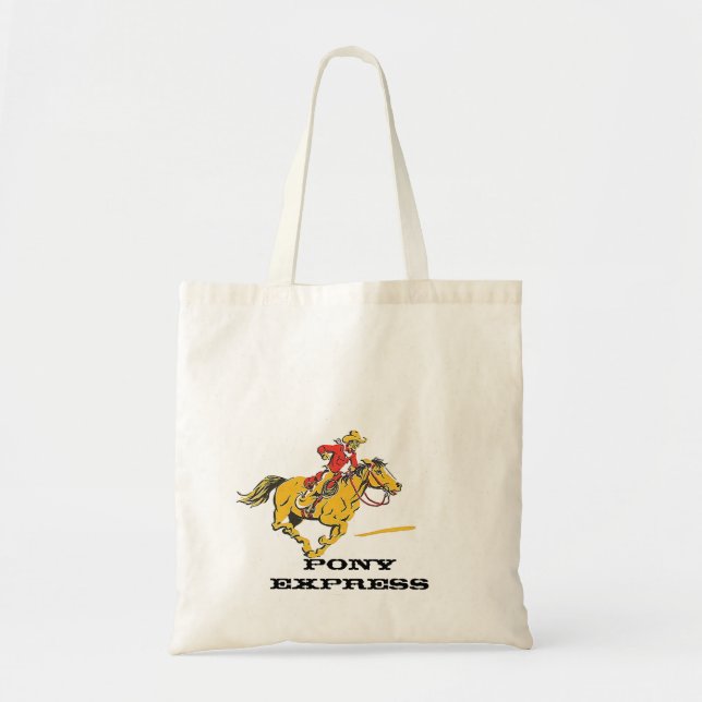 Pony-moderne Post-Taschen-Sack-ausdrücklichtaschen Tragetasche (Vorne)